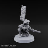 Matchlocks at the Ready Human Ashigaru Musketeer F