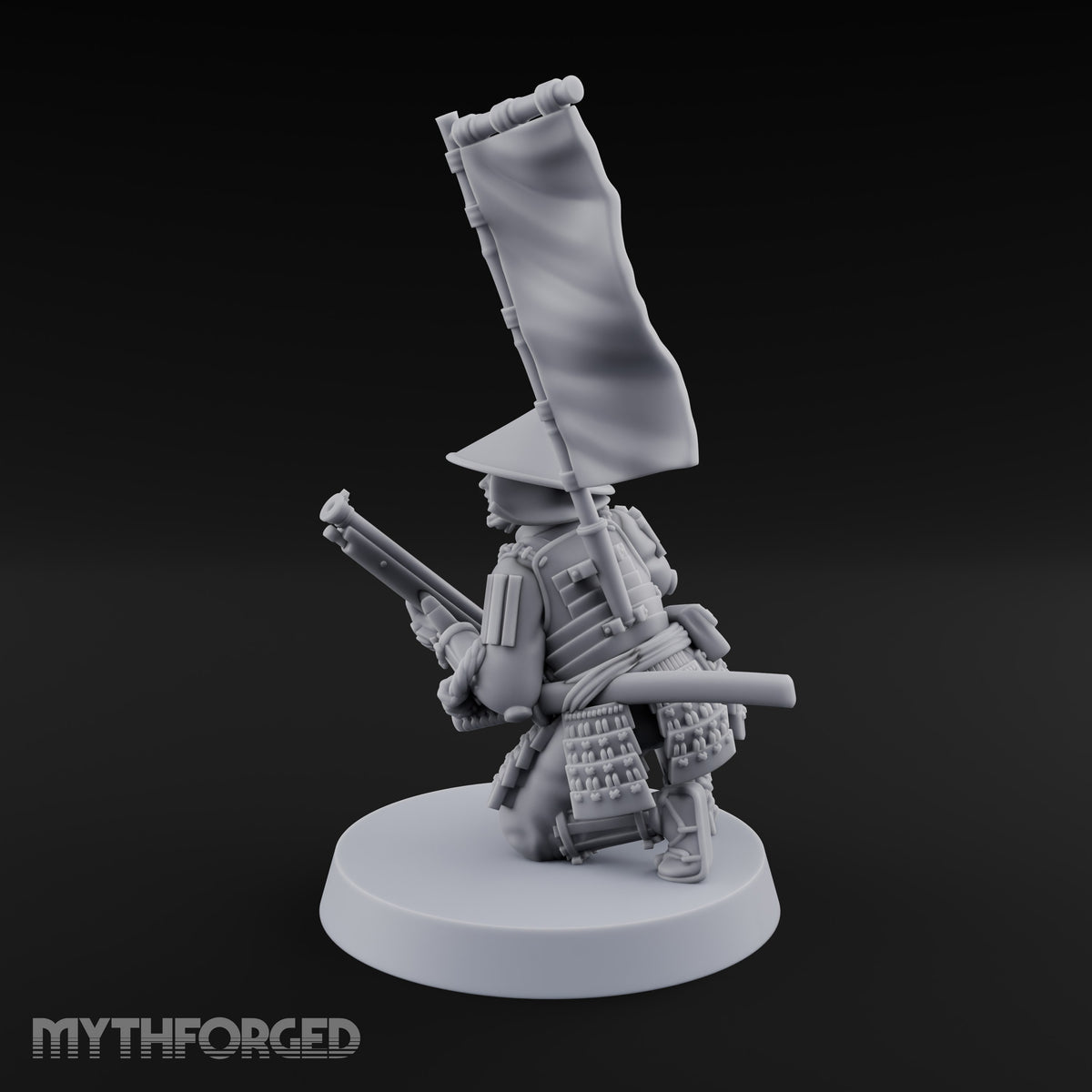 Matchlocks at the Ready Human Ashigaru Musketeer G