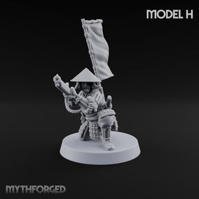Matchlocks at the Ready Human Ashigaru Musketeer H