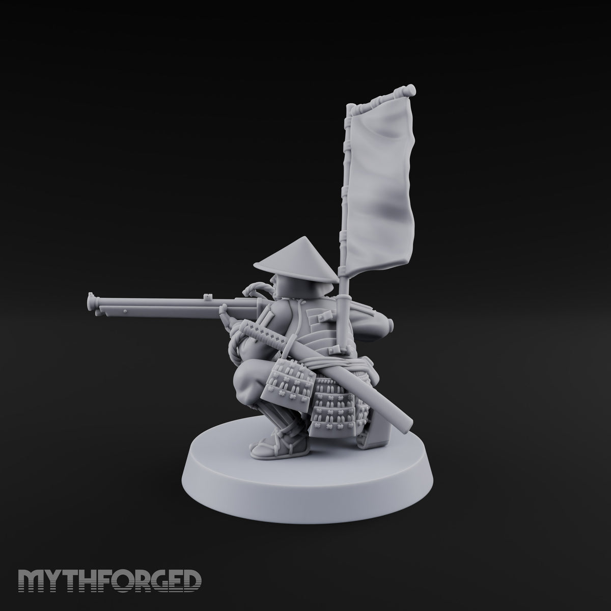 Matchlocks at the Ready Human Ashigaru Musketeer I