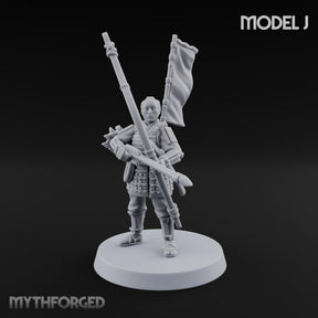 Bowstrings Taut Human Ashigaru Archer J
