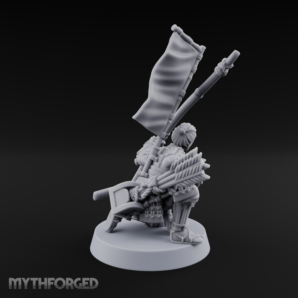 Bowstrings Taut Human Ashigaru Archer A