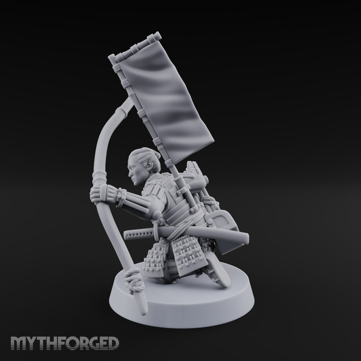 Bowstrings Taut Human Ashigaru Archer A