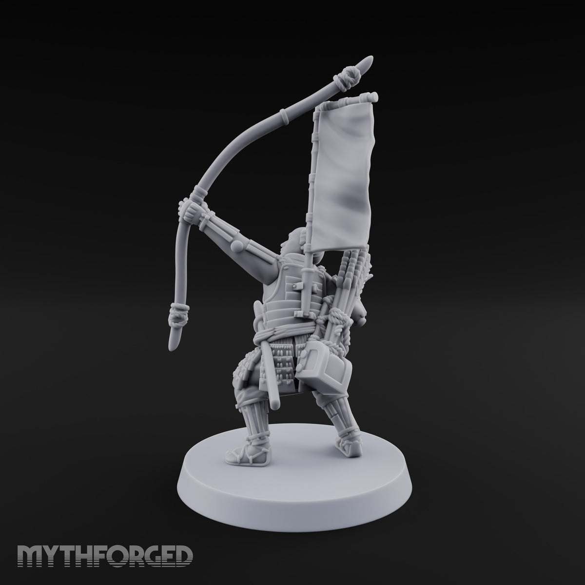 Bowstrings Taut Human Ashigaru Archer B