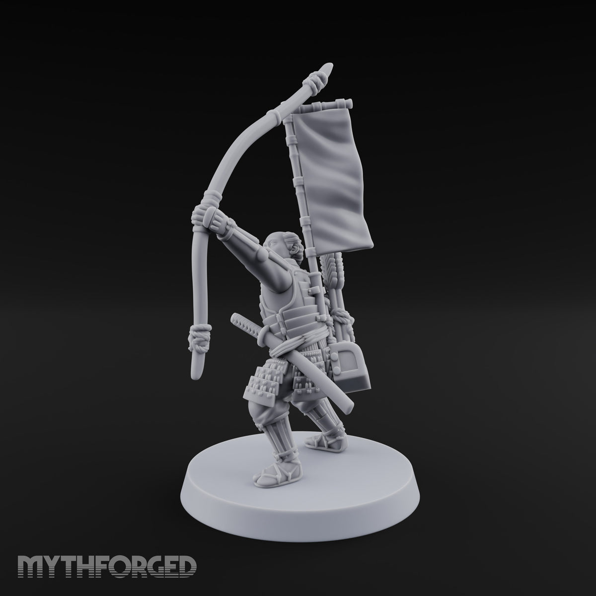 Bowstrings Taut Human Ashigaru Archer B