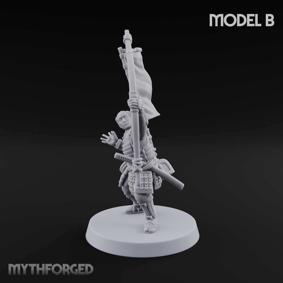 Bowstrings Taut Human Ashigaru Archers — B