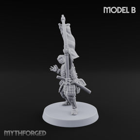 Bowstrings Taut Human Ashigaru Archer B
