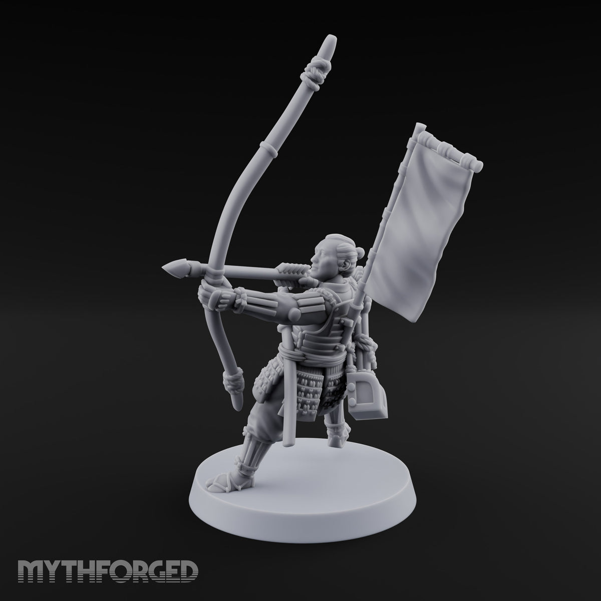 Bowstrings Taut Human Ashigaru Archer C