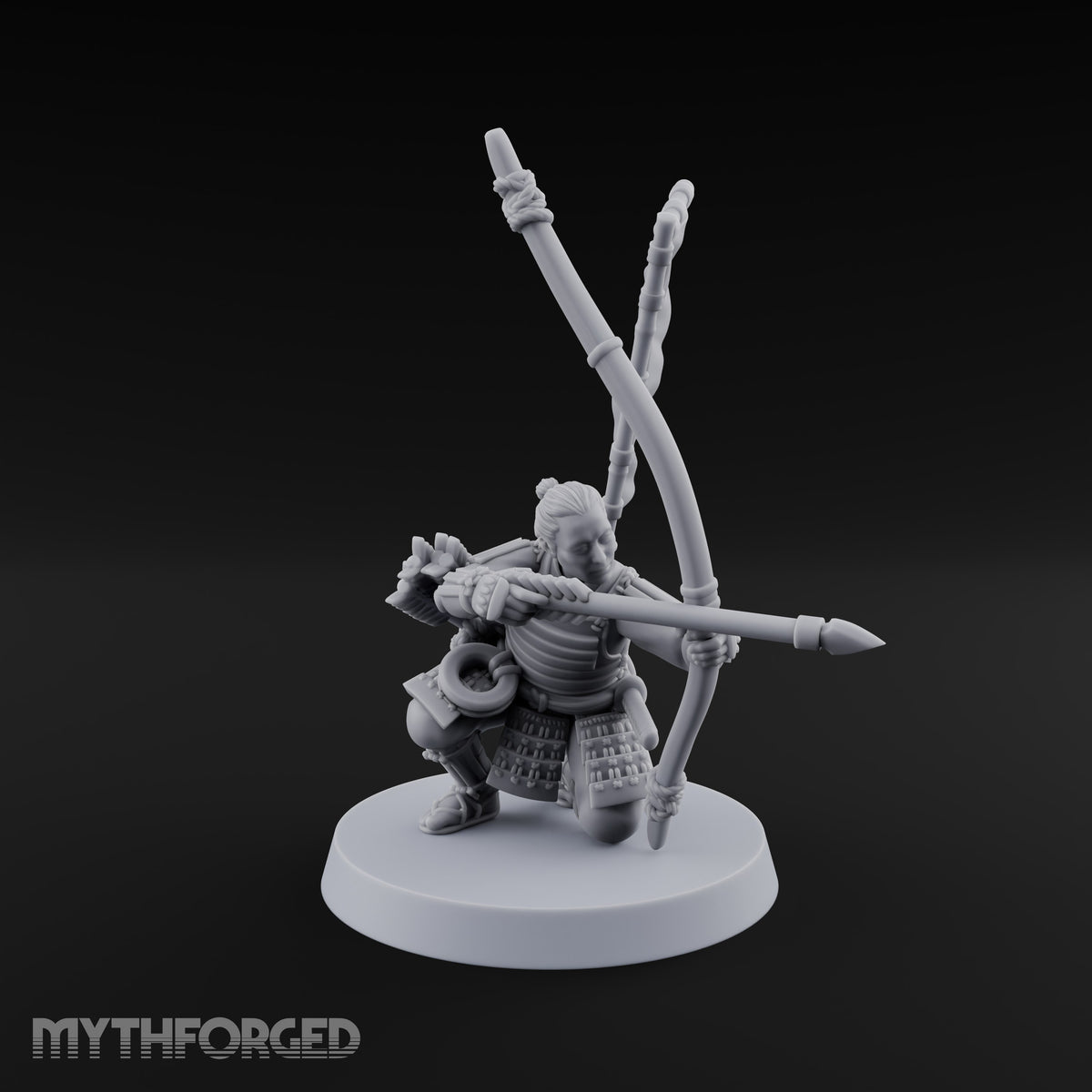 Bowstrings Taut Human Ashigaru Archer D