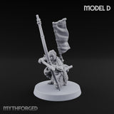 Bowstrings Taut Human Ashigaru Archers — D