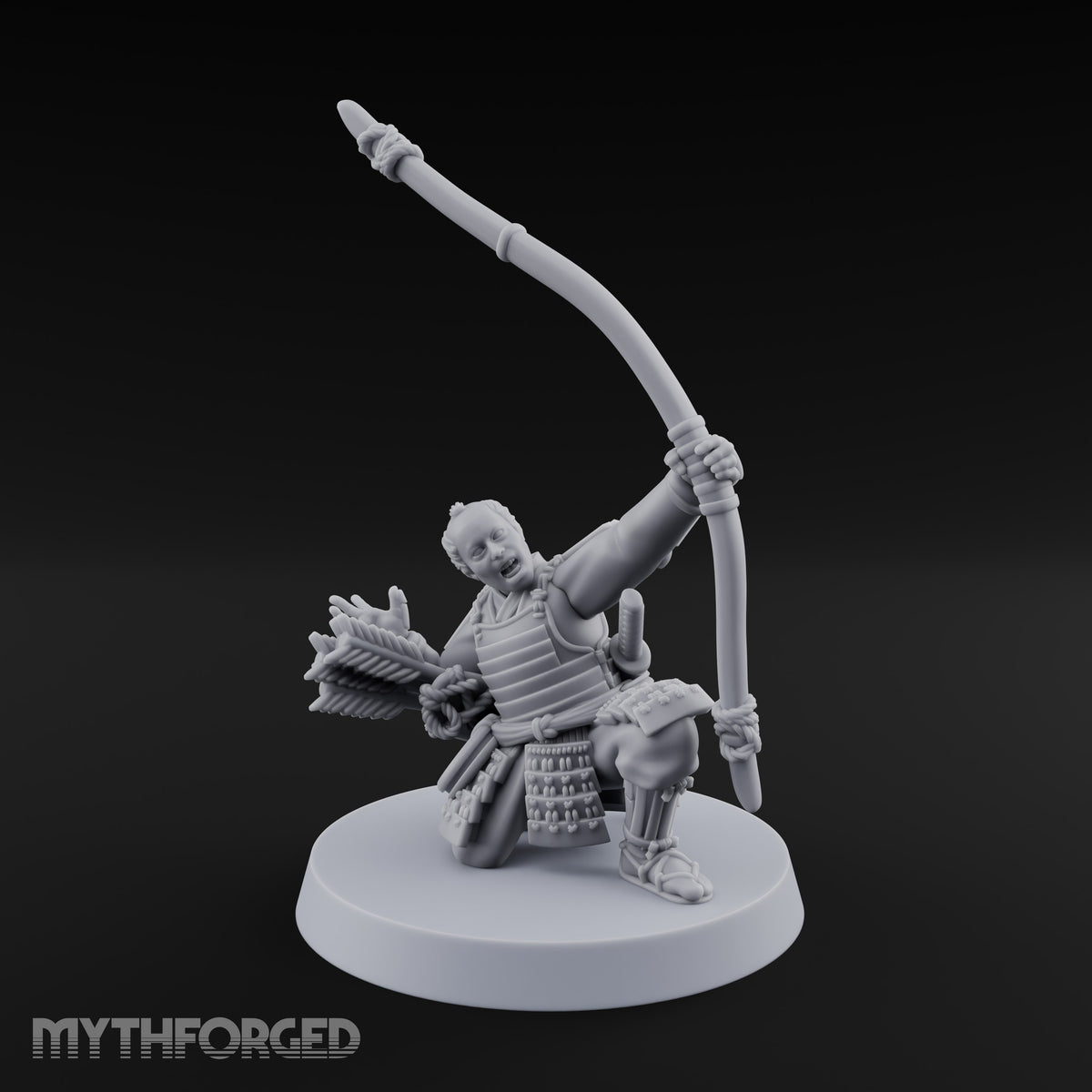 Bowstrings Taut Human Ashigaru Archer E