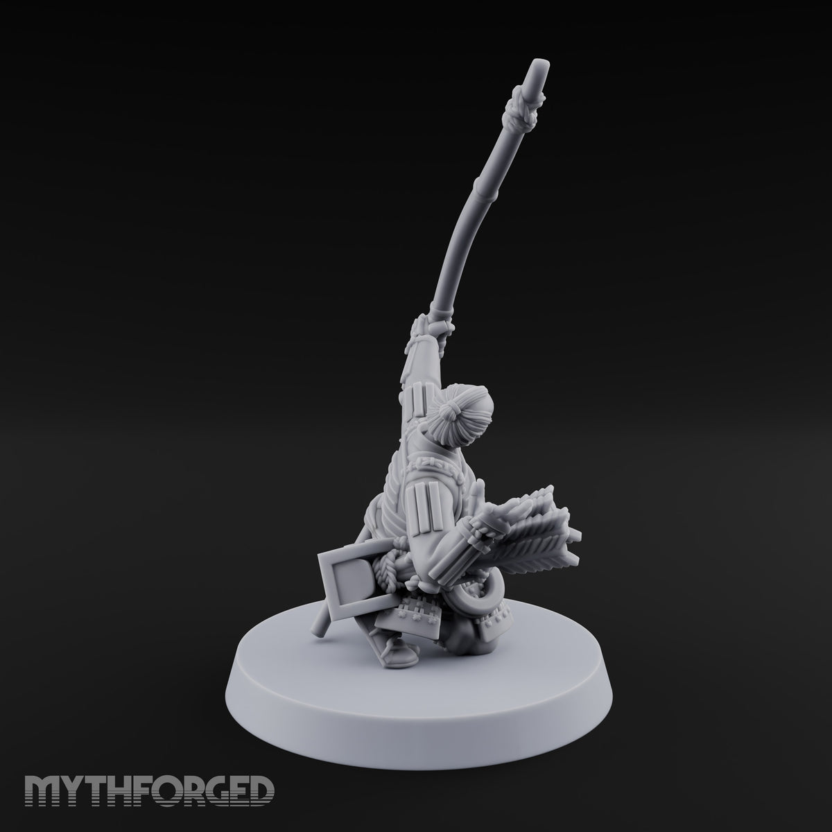 Bowstrings Taut Human Ashigaru Archer E