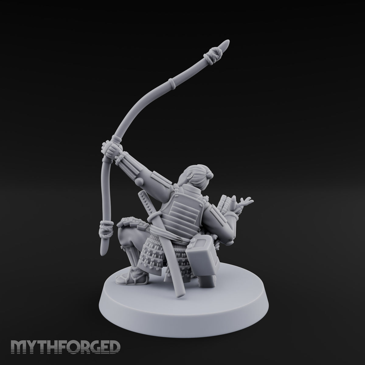 Bowstrings Taut Human Ashigaru Archer E