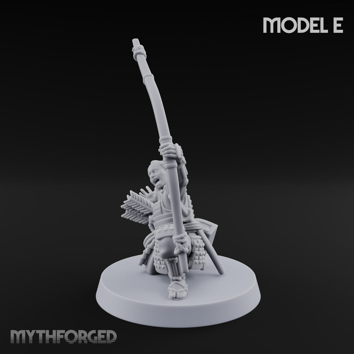 Bowstrings Taut Human Ashigaru Archer E