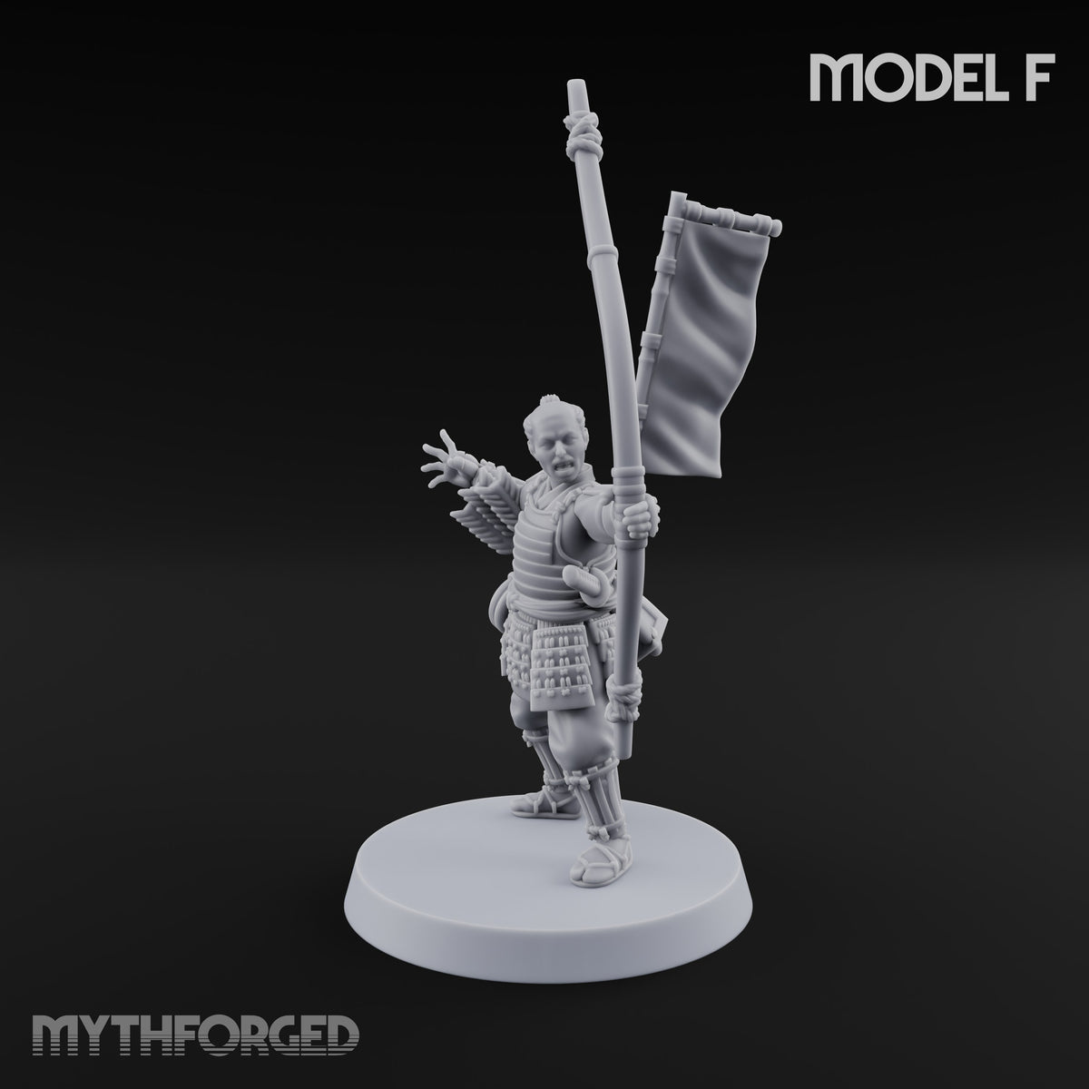 Bowstrings Taut Human Ashigaru Archer F