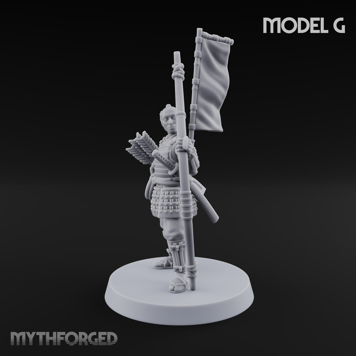 Bowstrings Taut Human Ashigaru Archer G