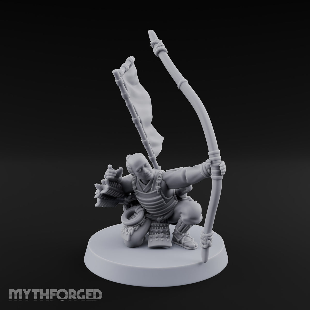 Bowstrings Taut Human Ashigaru Archer H