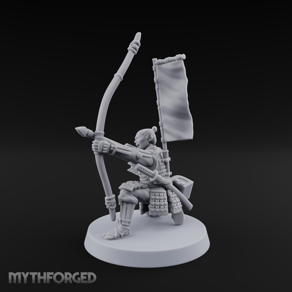 Bowstrings Taut Human Ashigaru Archer I