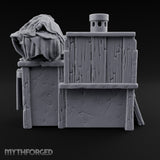 Scrub Brush Waiting Its Turn Wooden Laundry Sink Cabinet
