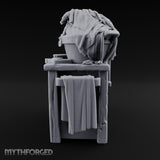 Scrub Brush Waiting Its Turn Wooden Laundry Sink Cabinet
