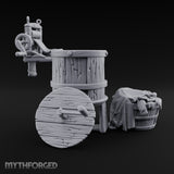 Wrung Out Wooden Laundry Wash Machine