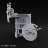 Wrung Out Wooden Laundry Wash Machine