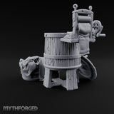 Wrung Out Wooden Laundry Wash Machine