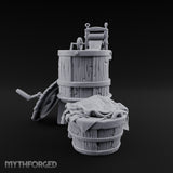 Wrung Out Wooden Laundry Wash Machine