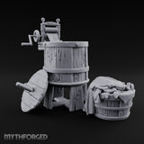 Wrung Out Wooden Laundry Wash Machine