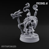 Clicking and Whirring Dwarf Artificers A Miniature for Dungeons and Dragons, Pathfinder or other TTRPGs