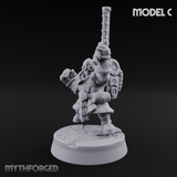 Clicking and Whirring Dwarf Artificers C Miniature for Dungeons and Dragons, Pathfinder or other TTRPGs