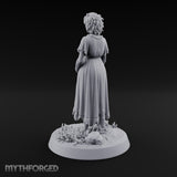 Expecting the Unspeakable Human Pregnant Woman in Tattered Dress