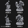 Leaf And Bone Adorned Lizardfolk Shamans Miniature for Dungeons and Dragons, Pathfinder or other TTRPGs