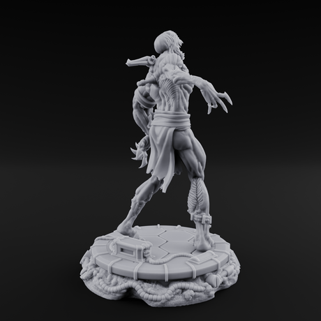 Jaw Dropping Cyborg Mutant A Miniature for Dungeons and Dragons, Pathfinder or other TTRPGs