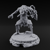Jaw Dropping Cyborg Mutants Miniature for Dungeons and Dragons, Pathfinder or other TTRPGs