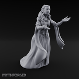 Draped In Elegance Human Noble Miniature for Dungeons and Dragons, Pathfinder or other TTRPGs