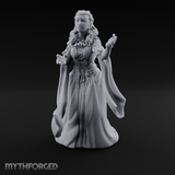 Draped In Elegance Human Noble Miniature for Dungeons and Dragons, Pathfinder or other TTRPGs