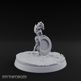 Perched On A Plate Pixie Miniature for Dungeons and Dragons, Pathfinder or other TTRPGs