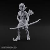 Quiver Shouldered Pixie Archer Miniature for Dungeons and Dragons, Pathfinder or other TTRPGs