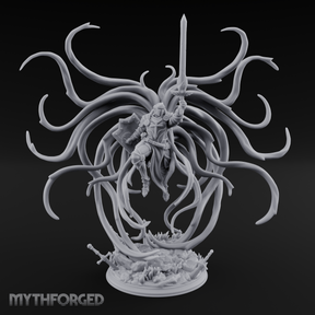 Exploding With Power Angel Miniature for Dungeons and Dragons, Pathfinder or other TTRPGs
