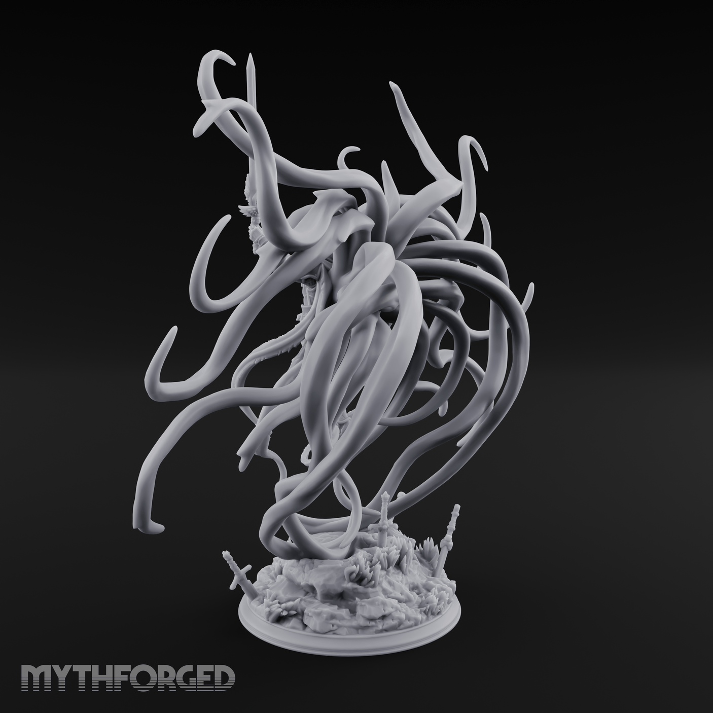 Exploding With Power Angel Miniature for Dungeons and Dragons, Pathfinder or other TTRPGs