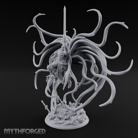 Exploding With Power Angel Miniature for Dungeons and Dragons, Pathfinder or other TTRPGs