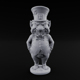 Pot Of Gold Guarding Gnome Leprechauns Miniature for Dungeons and Dragons, Pathfinder or other TTRPGs