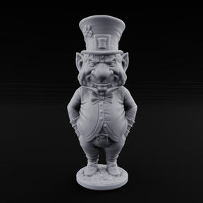 Pot Of Gold Guarding Gnome Leprechauns Miniature for Dungeons and Dragons, Pathfinder or other TTRPGs