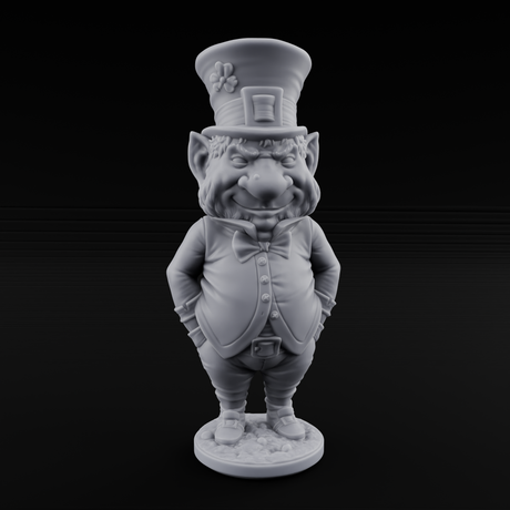 Pot Of Gold Guarding Gnome Leprechaun A Miniature for Dungeons and Dragons, Pathfinder or other TTRPGs