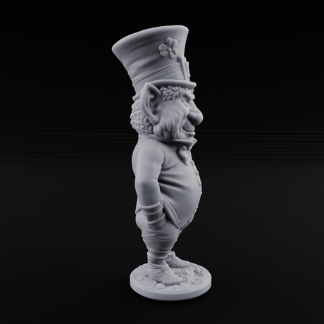 Pot Of Gold Guarding Gnome Leprechauns Miniature for Dungeons and Dragons, Pathfinder or other TTRPGs