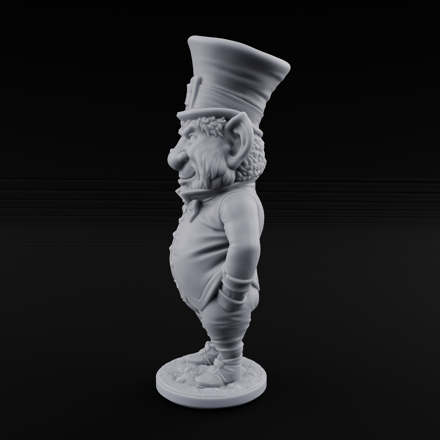 Pot Of Gold Guarding Gnome Leprechaun A Miniature for Dungeons and Dragons, Pathfinder or other TTRPGs