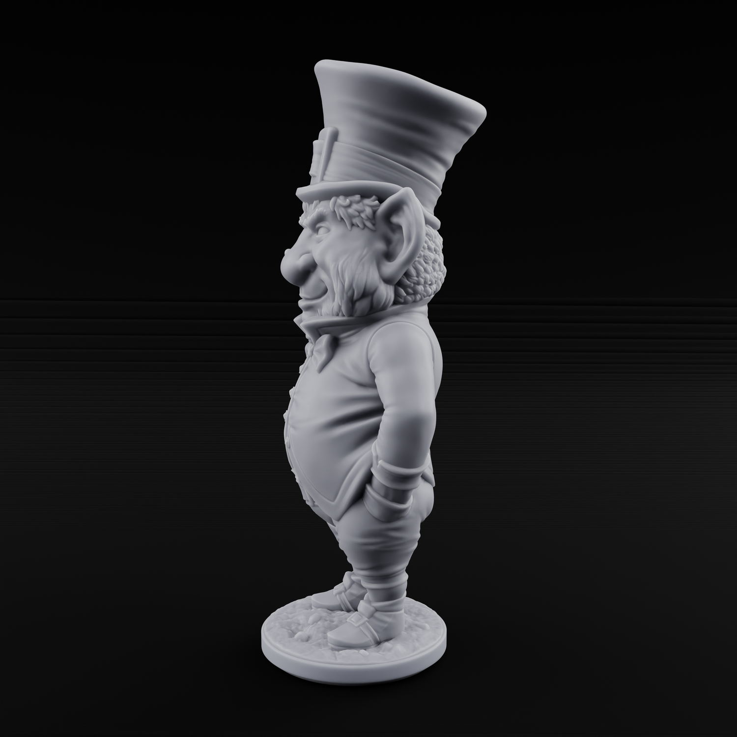 Pot Of Gold Guarding Gnome Leprechaun A Miniature for Dungeons and Dragons, Pathfinder or other TTRPGs