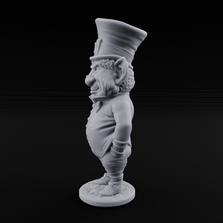 Pot Of Gold Guarding Gnome Leprechauns Miniature for Dungeons and Dragons, Pathfinder or other TTRPGs