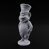 Pot Of Gold Guarding Gnome Leprechauns Miniature for Dungeons and Dragons, Pathfinder or other TTRPGs